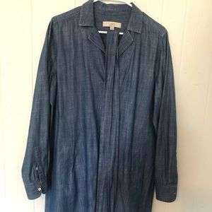 Loft Chambray Denim Tunic